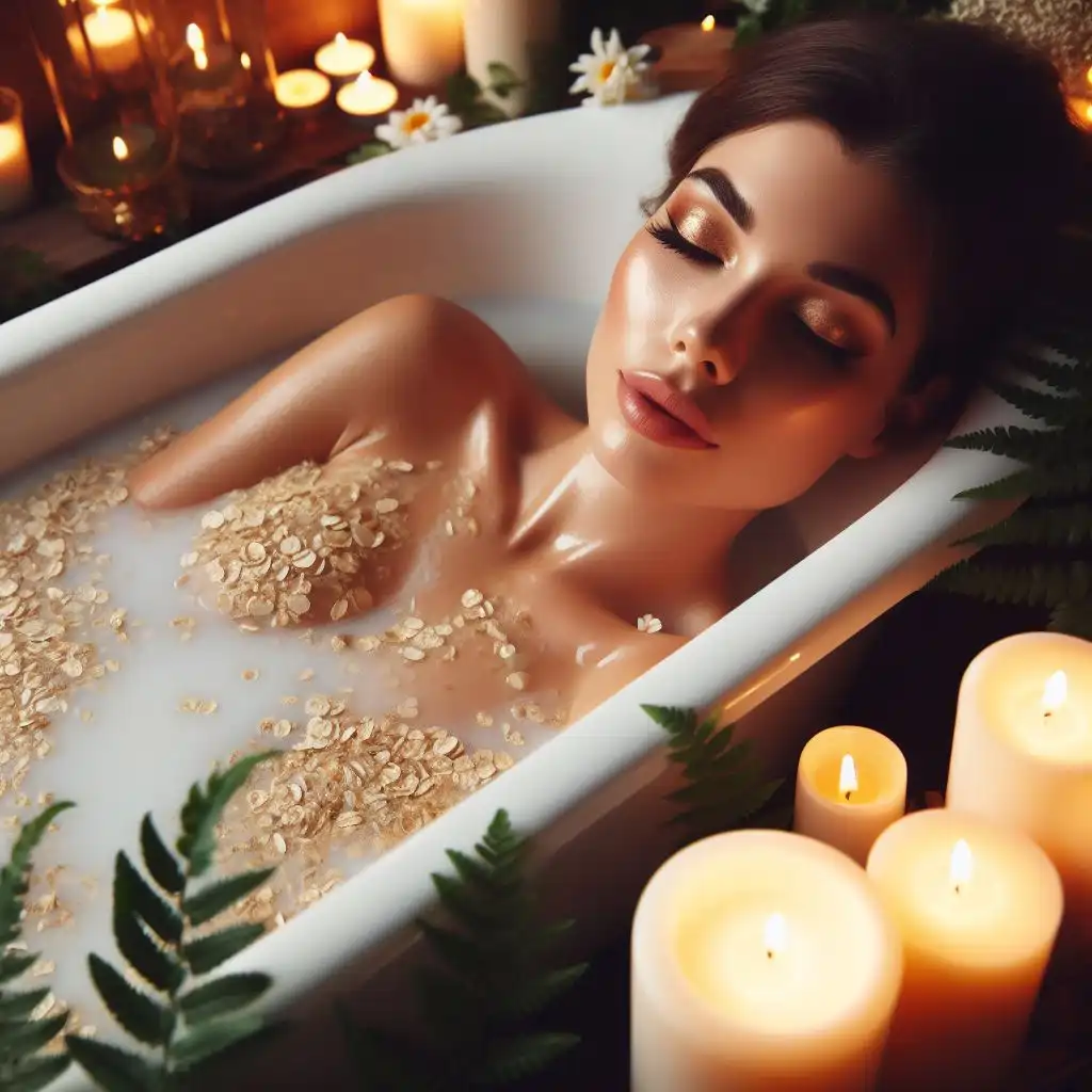 Oatmeal-Baths-for-Skin-Conditions-Acts-as-an-anti-aging-treatment